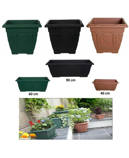 plastic-square-rectangular-venetian-plant-flower-pot-pots-planter-container-new