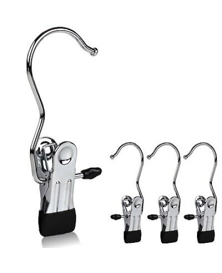 the-hanger-store-metal-coat-hangers-single-clip-for-scarf-belt-glove-shoe