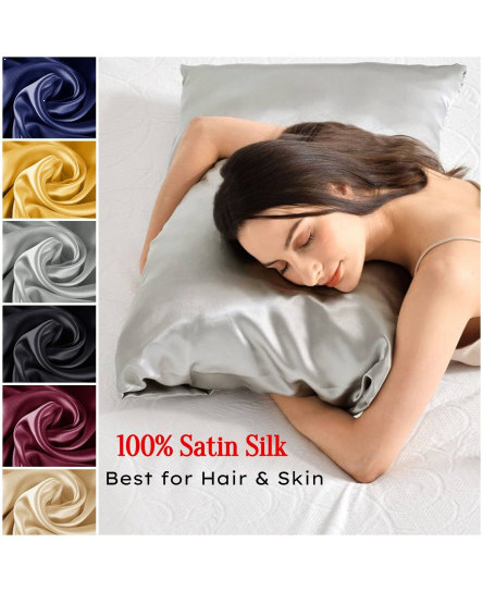 2-pack-satin-silk-pillowcase-for-hair-skin-pillow-cases-cover-bedding-pair-uk