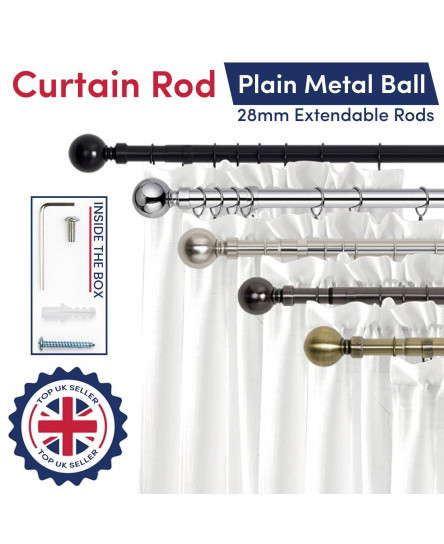modern-extendable-metal-curtain-pole-28mm-with-finials-rings-hooks-rod-fittings