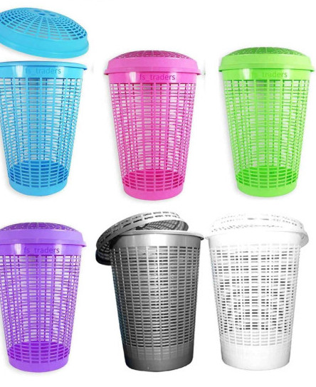circular-plastic-laundry-bin-linen-washing-basket-storage-hamper-with-lid-50-ltr