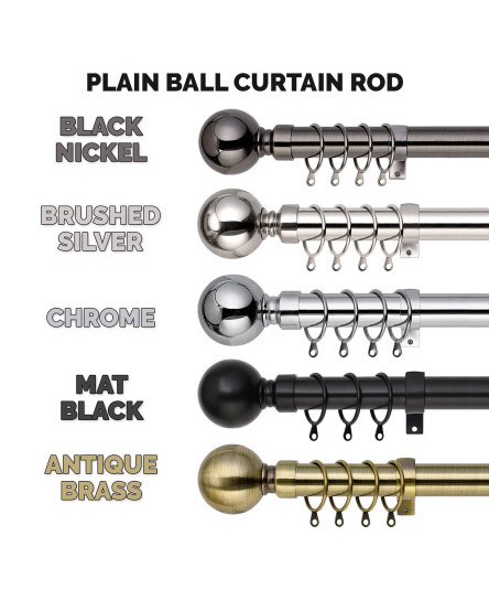 extendable-metal-curtain-pole-28mm-plain-ball-with-finials-rings-rod-fittings
