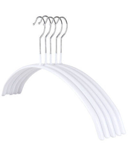 The Hanger Store™ 10 White Non Slip Rubber Jumper & Knitwear Adult Coat Hangers