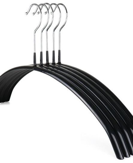 The Hanger Store™ 10 Black Non Slip Rubber Jumper & Knitwear Adult Coat Hangers