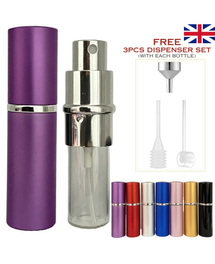 Refillable 10ml Mini spray bottle Perfume Aftershave travel Cosmetic atomiser