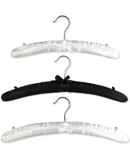 The Hanger Store™ Satin Padded Coat Hangers, Bridal, Wedding Dress, Gown Hangers