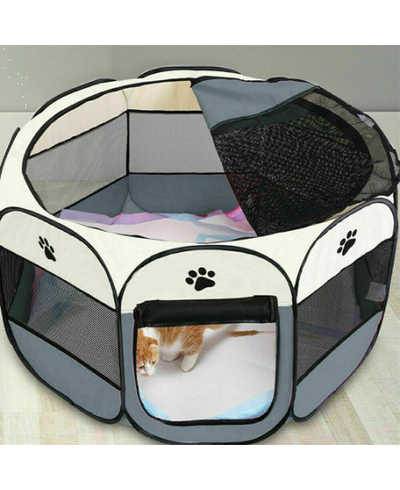 Foldable Soft Fabric Dog Crate Cat Cage Pet Portable Travel Puppy Play Pen Tent